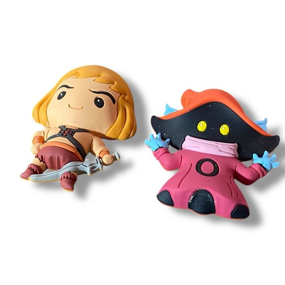 Masters Of The Universe MOTU Mystery Blind Bag 3D Magnets Monogram Orko & He-man - Picture 2 of 3